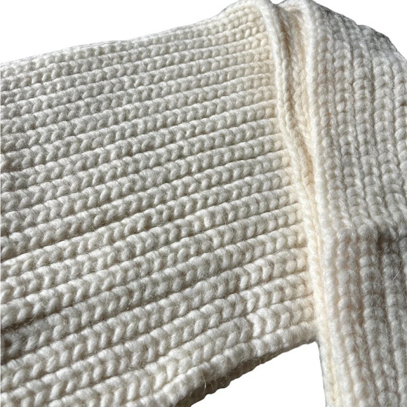 J. Crew NWOT Unisex Wool & Angora Nautical Scarf - Picture 3 of 10